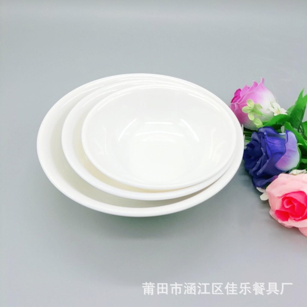 美耐皿时尚仿瓷密胺反口深碗-厂家生产供应6寸、7寸、多用饭碗汤