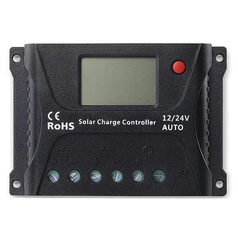 【年销量3000万】易达光电12V 24V 10A 太阳能充电控制器HP2410