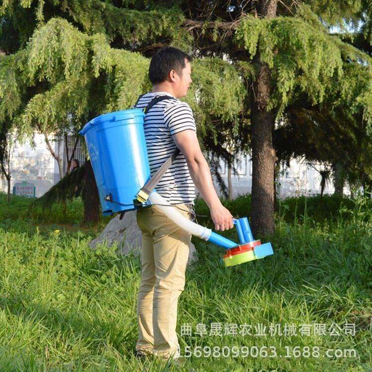 施肥神器 农用全自动撒肥机 背负式20L电动投饵投料机 播种机