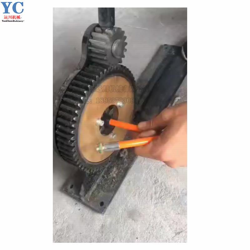 手动压管机 8齿齿轮扣压机 胶皮管子压头机 手动压管器胶管压管机