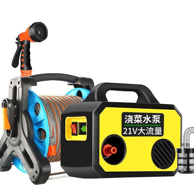 菜地自动浇水神器农村浇菜菜园电动充电抽水泵灌溉锂电农用浇水机