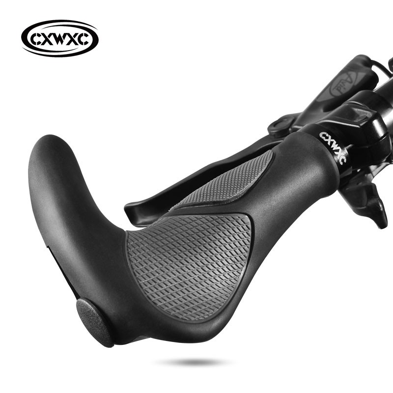 CXWXC山地自行车把套牛角把套折叠车可锁死肉球防滑舒Z适减震副把