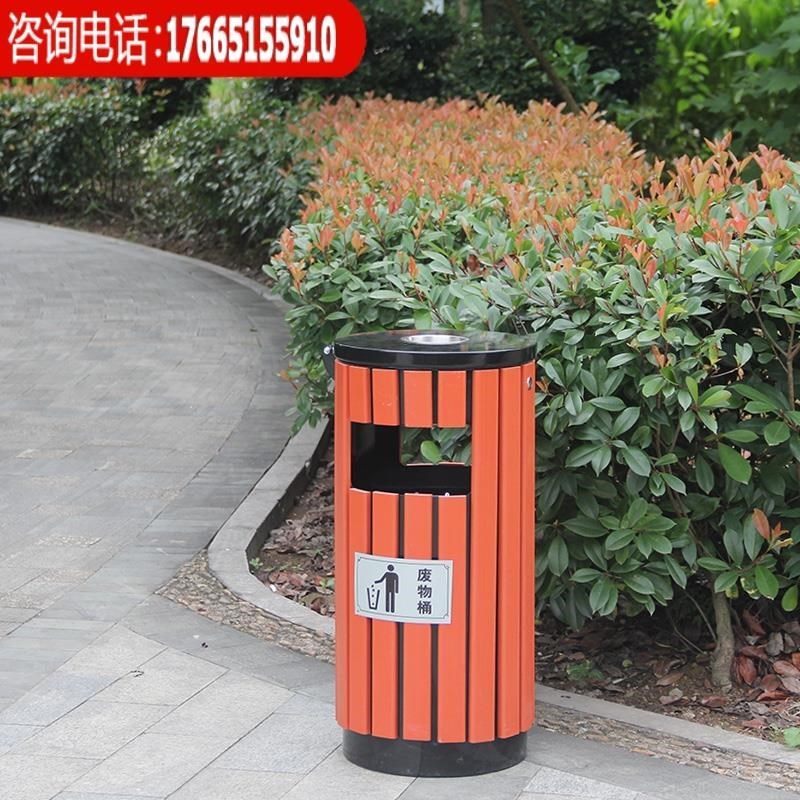 不锈钢户外垃圾桶分类环卫 商用室外公园景区小区 大号金属果皮箱