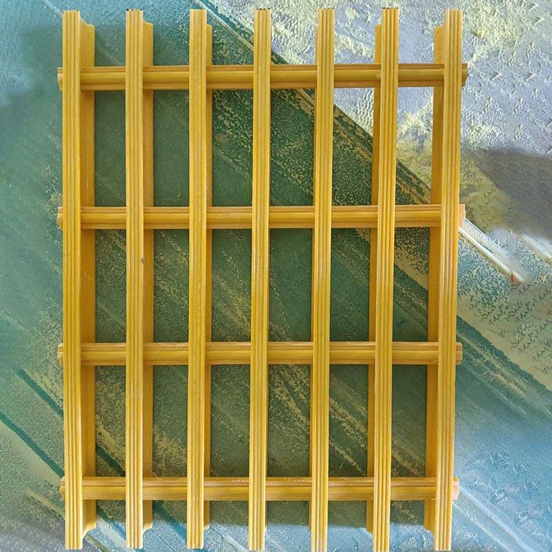 玻璃钢拉挤格栅型材电厂冷却塔填料托架工字型支撑托架凉水塔网架