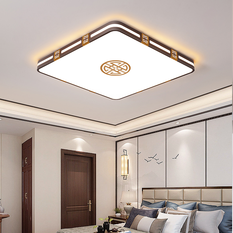 新中式客厅灯2023新款灯具简约大气房间卧室灯家用Led吸顶灯