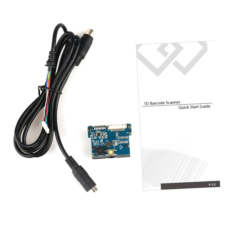 万酷VM1200嵌入式一维条码扫描模组扫描模块扫描读头条码识别引擎