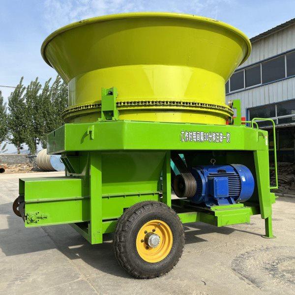 电动转盘式切草机大圆桶式玉米秸秆揉丝机铲车上料草捆粉碎铡草机,农机/农具/农膜,农用防护器具,淘宝优惠券,粉丝福利购,淘宝优惠卷