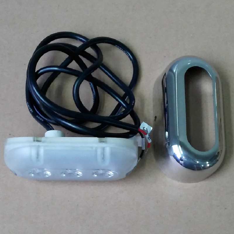 E6968防船底灯游艇灯尾灯船用LED水下灯排水灯,船边彩色灯