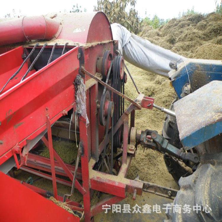 拖拉机带动打谷子机可加自动进料四清分离黍子脱粒机现货