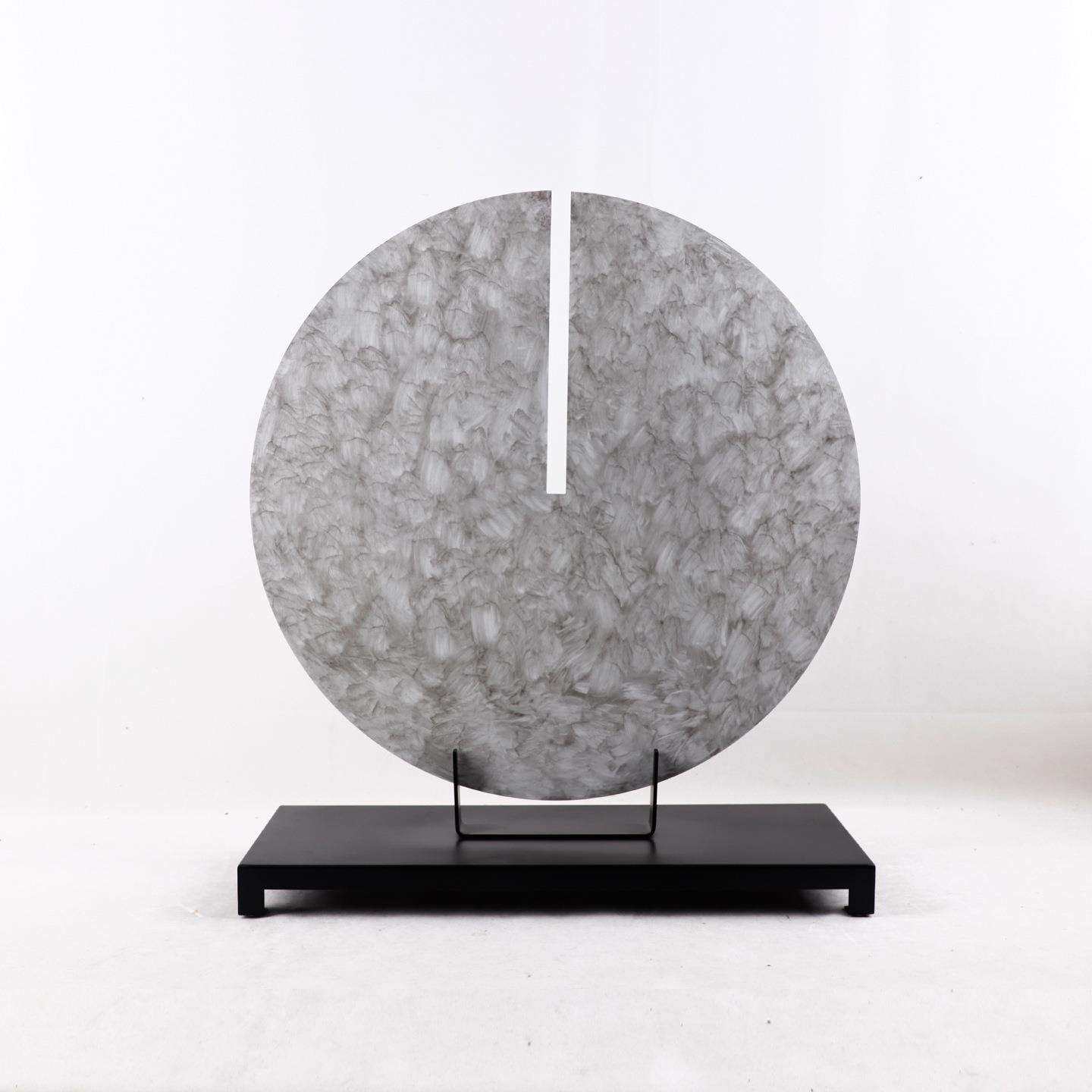 新中式轻奢样板房圆形铁艺现代摆件客厅别墅酒店大堂边柜软装饰品,模玩/动漫/周边/娃圈三坑/桌游,模型制作工具/辅料耗材,淘宝优惠券,粉丝福利购,淘宝优惠卷