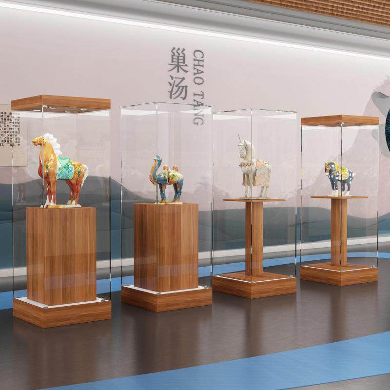 博物馆展示柜珠宝首饰玉器玻璃单品展示柜陈列柜模型饰品工厂