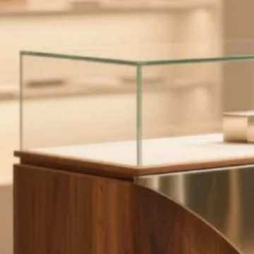 珠宝展示柜展示柜台带LED灯首饰展柜落地金银饰品展示柜不锈钢