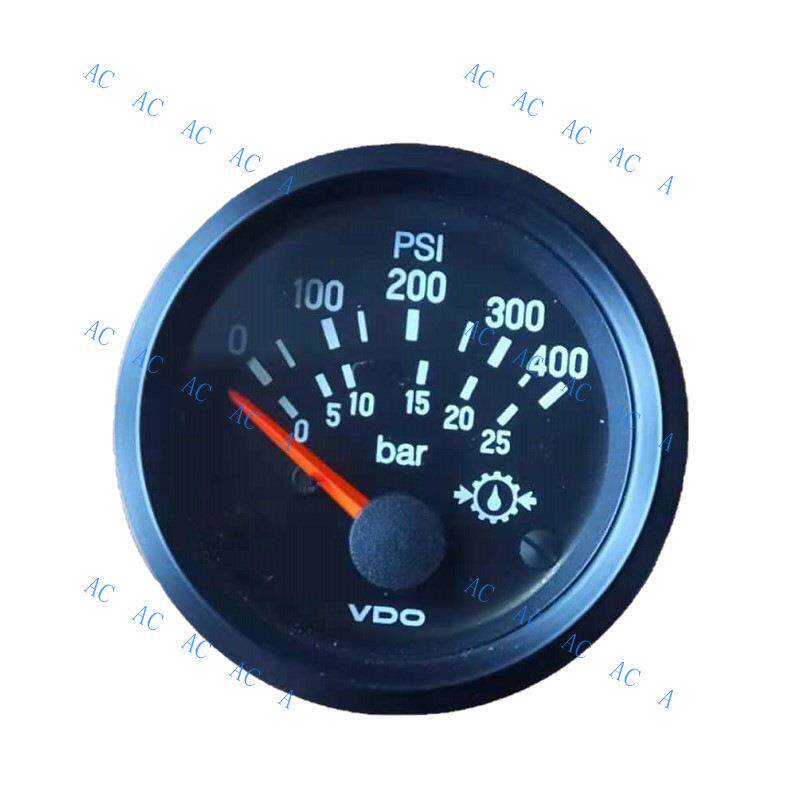VDO机油压力表2.5Mpa 25bar 4000psi 压力表350-040-021C