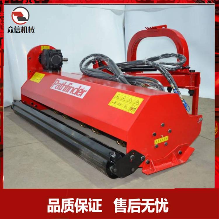 侧置侧移割草机四轮拖拉机带的侧置侧移除草机果园河坝牧草收割机