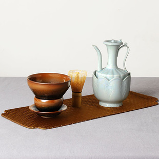 知否同款 宋代点茶标准建盏12z口径兔毫大号束口盏茶碗主人单杯茶