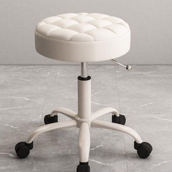 新款美容凳子美容院专用大工凳滑轮凳子理发店美甲师傅椅子升降
