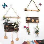 现代简约墙上墙面装 饰水培植物创意房间卧室餐厅室内家居壁挂饰品