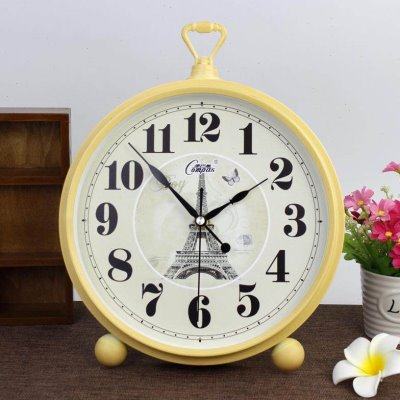 钟表摆件个性创意时钟家用台式客厅卧室静音桌面台钟现代简约座钟,家居饰品,台钟/闹钟,淘宝优惠券,粉丝福利购,淘宝优惠卷