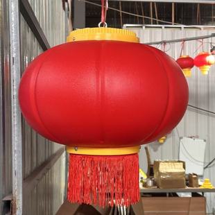 亚克力大红连串灯笼户外防水塑料LED发光新年室内树上装饰灯笼串