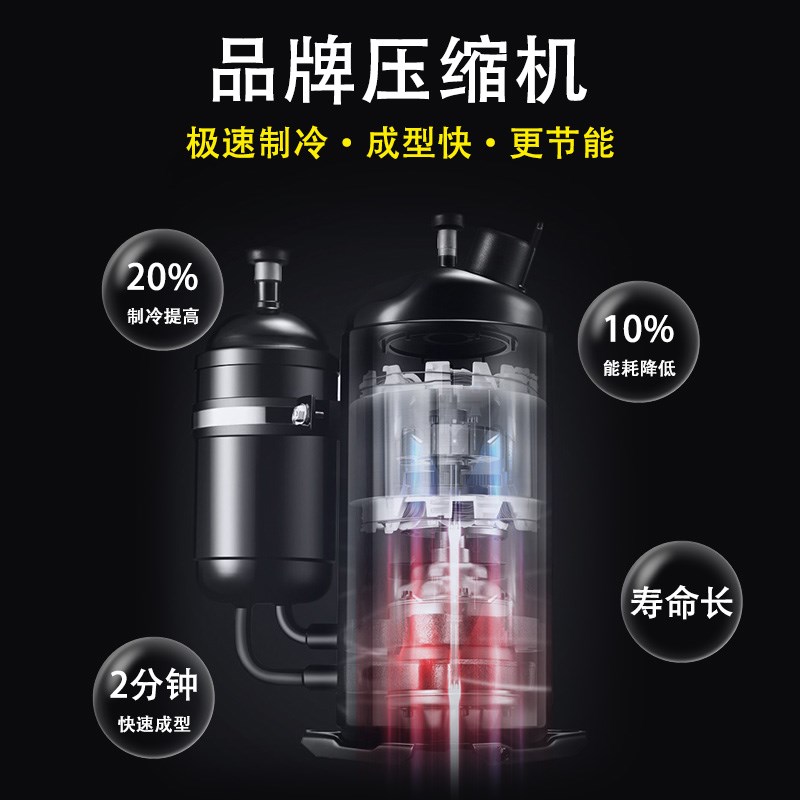 镌铭冰淇淋机商用雪糕机全自动大小型三色甜筒机奶茶店软冰激凌机