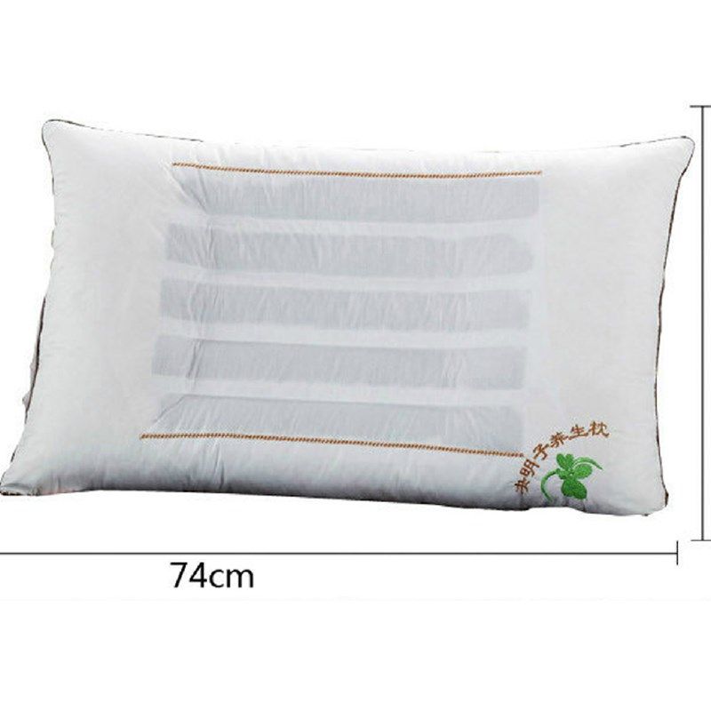 决明子枕头枕芯一对成人颈椎保健枕特价整头学生单人酒店护颈枕心