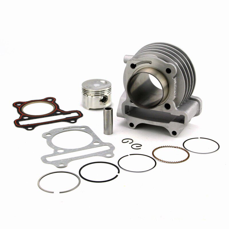 摩托车小助力车GY6 100踏板车四冲50改装大排量48cc 80套缸气缸体