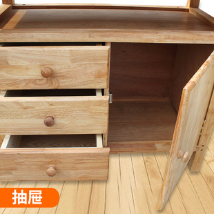 木工操作台diy木工桌实木实验桌子台钳夹试验桌木匠工作台家用