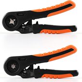 HESO压线钳冷压端子电工快速接线小型欧式 管型针形端子钳压接工具