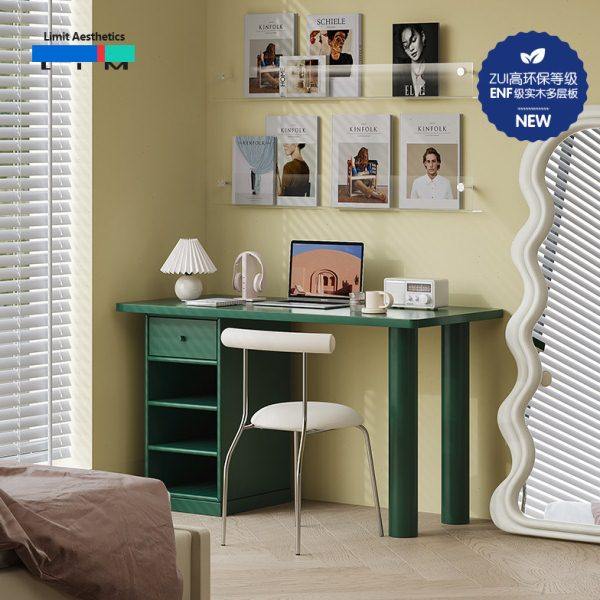 LIM界限意式极简小户型书桌单人办公桌北欧个性长桌子多巴胺家具Z