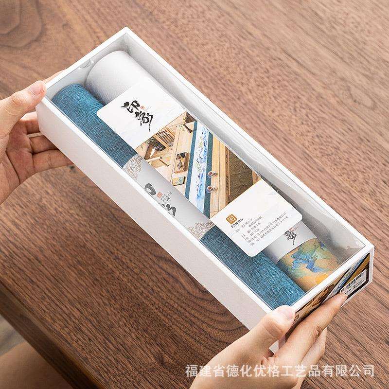 印象中国系列防水茶席套装禅意中式麻布布艺茶台茶桌布茶道茶垫子