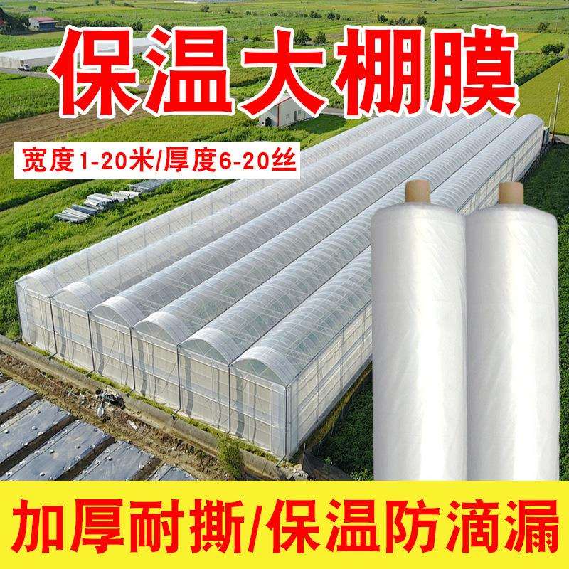大棚塑料膜透明大棚专用塑料布加厚透明温室膜薄膜农用保温大棚膜