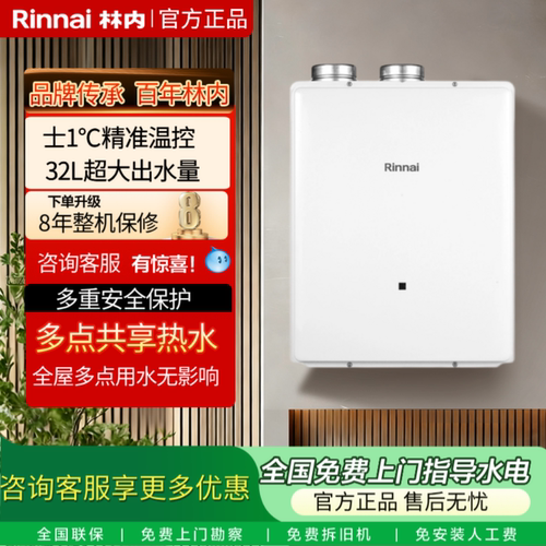 林内平衡式燃气热水器日本