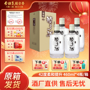 金种子40度经典柔和提升小瓶浓香型酿酒白酒460ml*4整箱送礼宴请