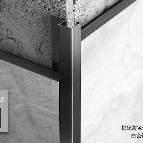 304不锈钢瓷砖阳角条收边条收口条封边护角条木地板装饰线条