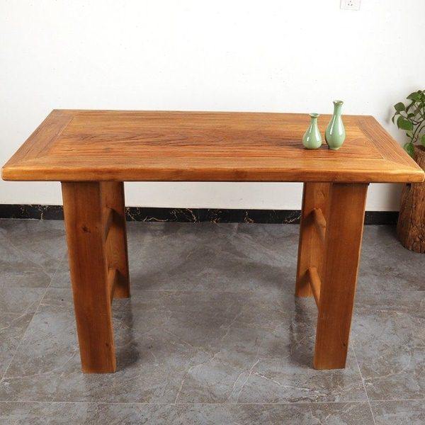 老榆木家用实木茶台玄关小型茶桌榆木风化板长条凳简约原木门板,商业/办公家具,茶台/茶桌,淘宝优惠券,粉丝福利购,淘宝优惠卷