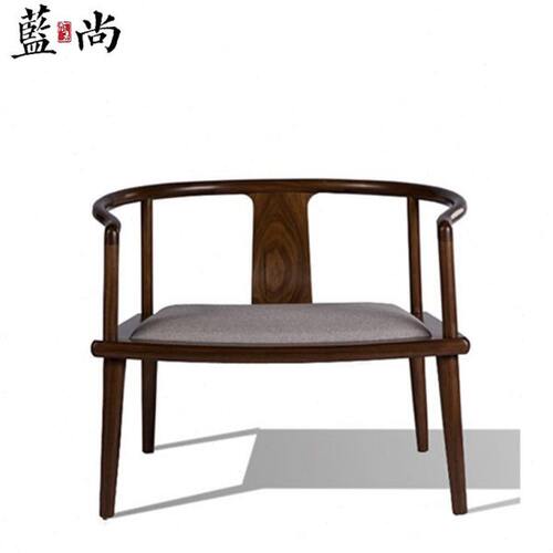 新中式实木圈椅简约子太师椅茶椅仿古椅白蜡木禅意休闲老板椅围椅