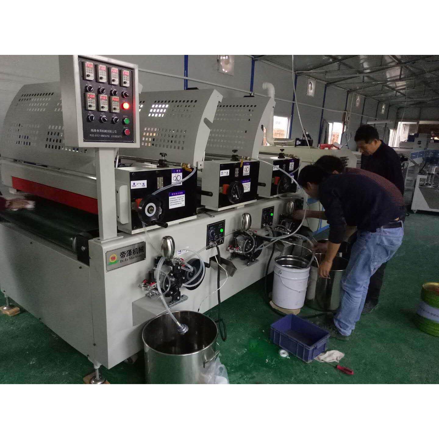 厂家供应生淋幕机DZ600装自动uv淋涂全机家具板材油漆淋膜涂设备