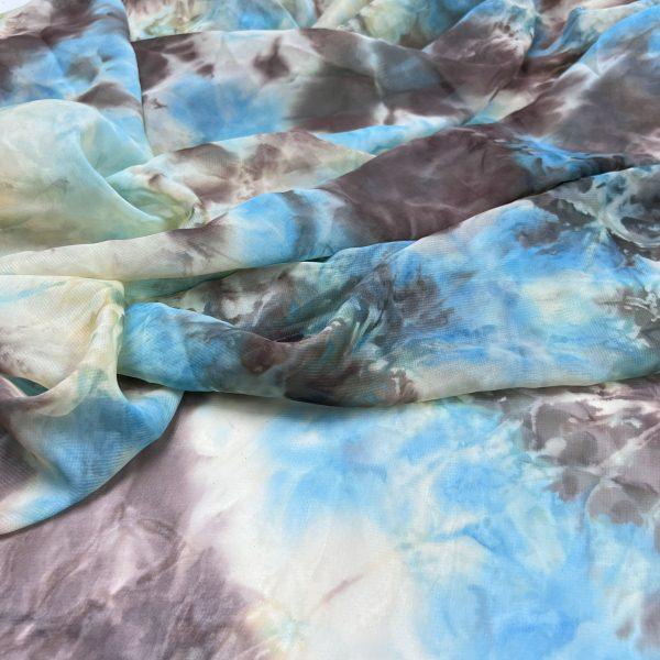 雪纺印花布料 扎染透肉不规则渐变古风时尚春夏雪纺面料,居家布艺,海绵垫/布料/面料/手工diy,淘宝优惠券,粉丝福利购,淘宝优惠卷