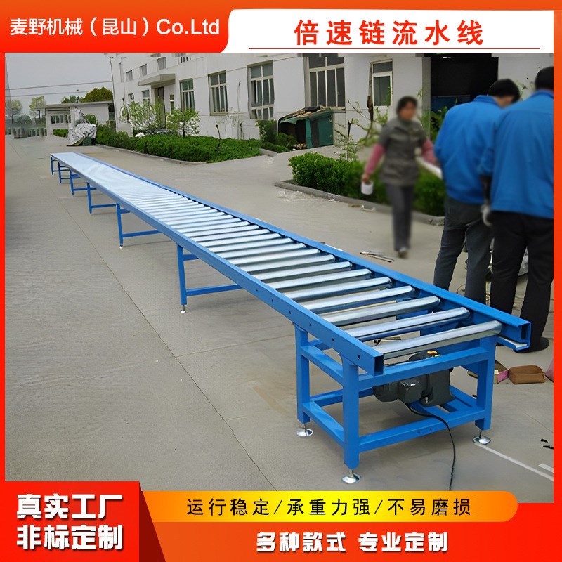 不锈钢镀锌包胶有无动力滚筒输送机重载碳钢辊轴滚筒辊筒流水线