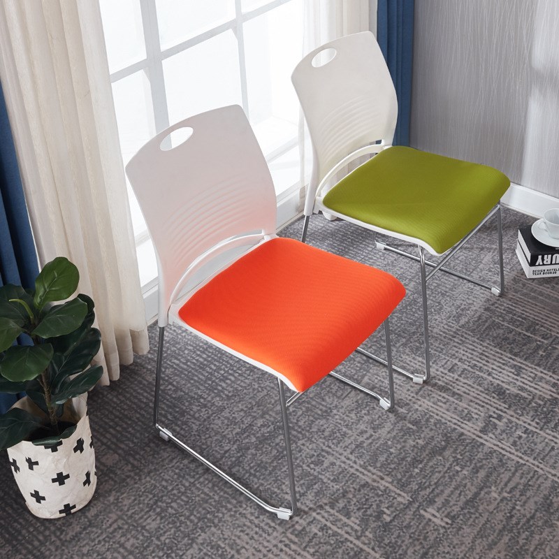 培训椅子办公椅子会议椅子钢筋椅子塑料椅子弓形椅子实心靠背椅子