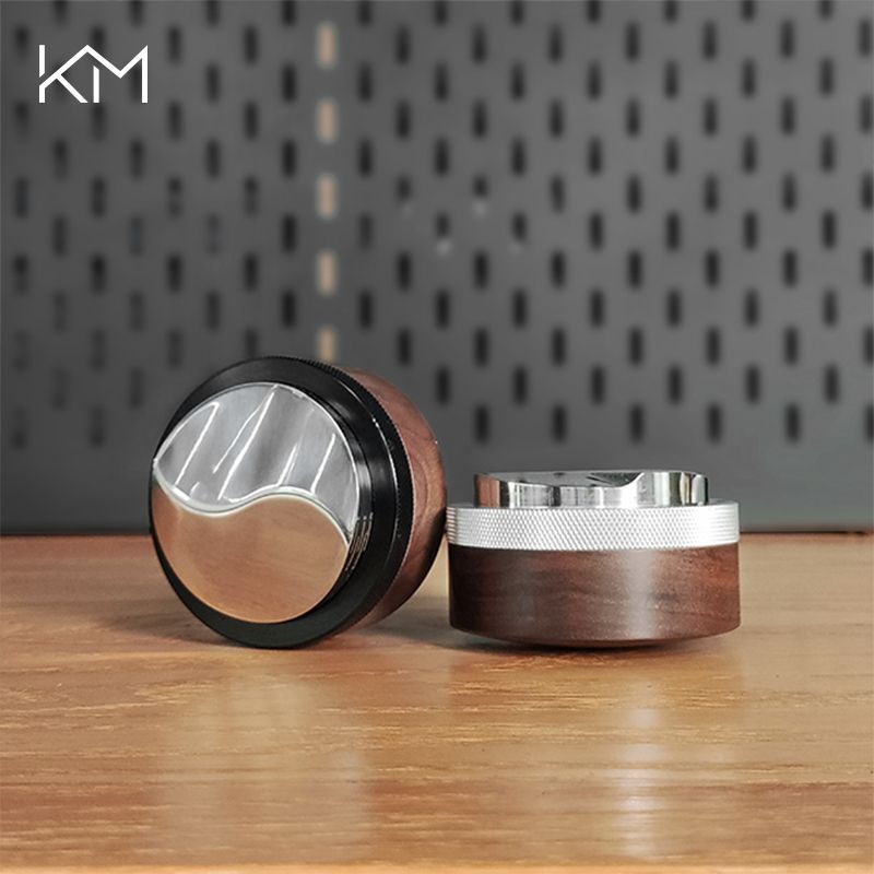 不锈钢咖啡压粉器 58mm压粉器不桃木布粉器 粉锤咖啡机配套器具