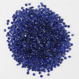 天然蓝宝石斯里兰卡贵重宝石圆形珠宝首饰小配石厂家