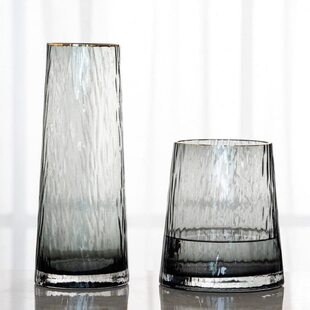 红掌水培花瓶春羽水培轻奢高级感大口径龟背竹富贵竹观音竹专用