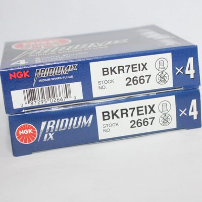 NGK铱金火花塞BKR7EIX适用迈腾速腾尚酷A8途观明锐Q5昊锐夏朗1.8T