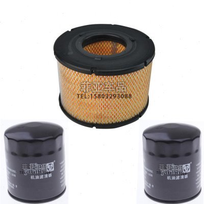 适配江淮瑞玲皮卡V1空气滤芯机油滤芯空气格机油格柴油滤