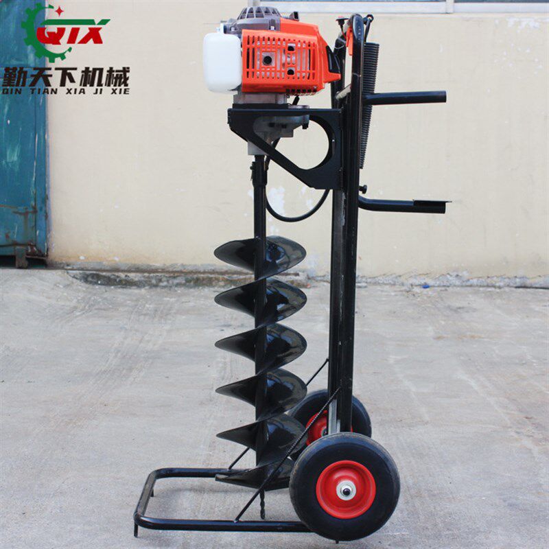 工厂现货小型挖坑机钻地挖洞机栽树打孔机果园树林地钻打洞施肥机
