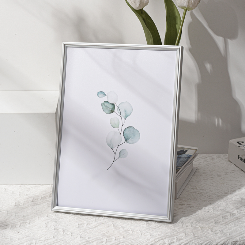 清新7寸摆台金生肖框含卡纸冲洗照C片做成相框6寸8寸10寸照片装裱