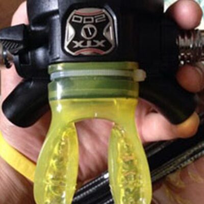 WATERPRO潜水热定型热可塑替换呼吸管咬嘴水上调节器二级头用咬胶