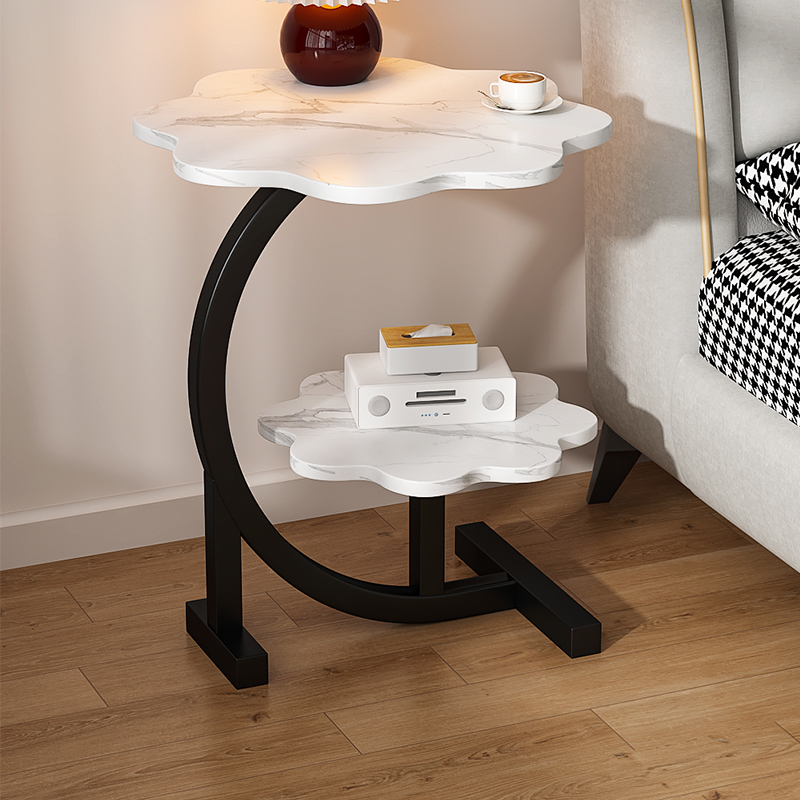 网红床边桌沙发边几置物架迷你小茶几现代简O约卧室床头柜推车边