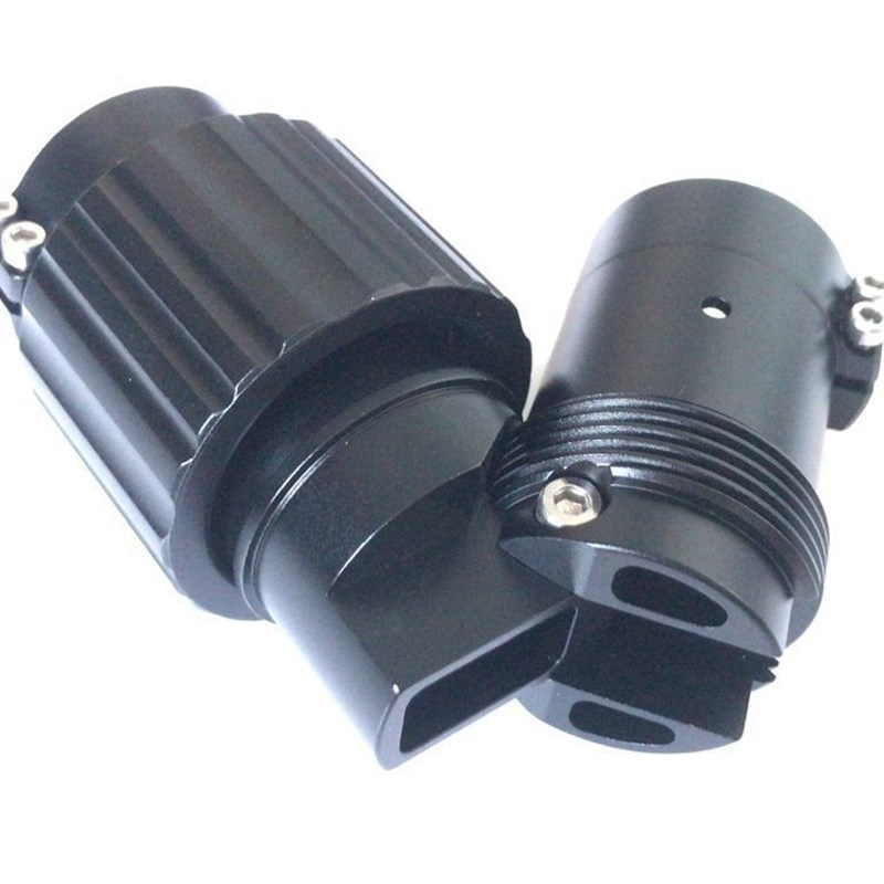 升级款D25/30/35/40MM碳管横向折叠件 平折 横向折叠管夹 铝合金